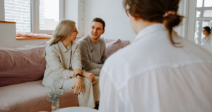 photo of therapist working with a couple. Introduction to our new relationship therapists at tree city wellness in boise, Idaho